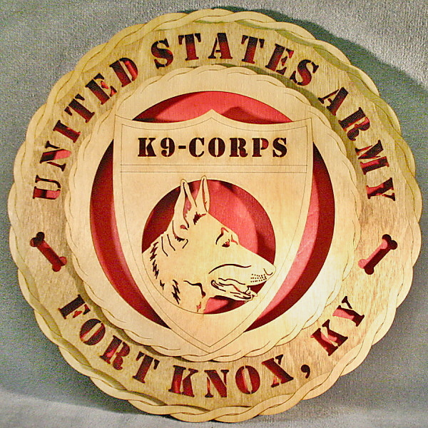K-9 Corps Wall Tribute Ft Knox